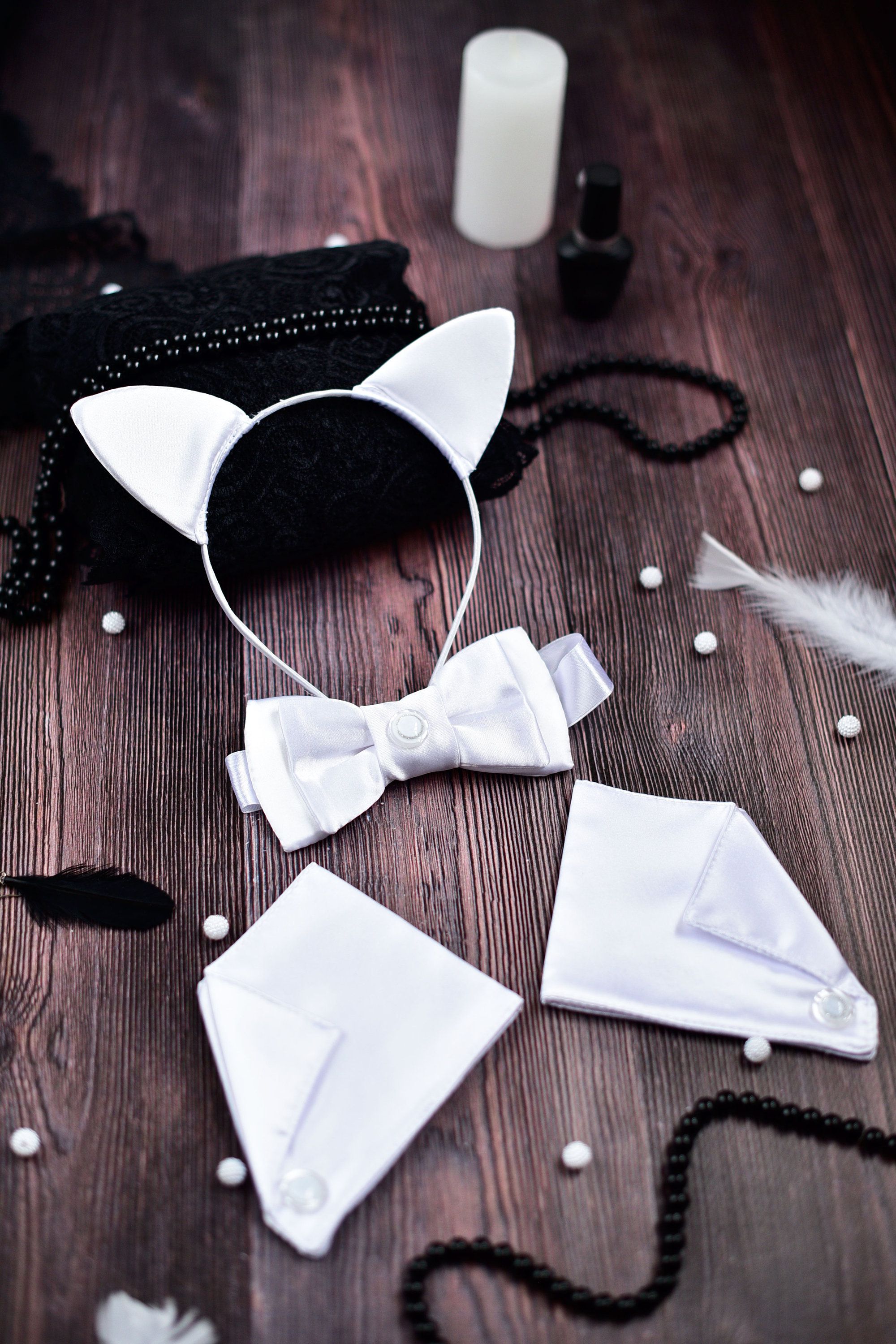 Erotic Cosplay Set Cat Ears