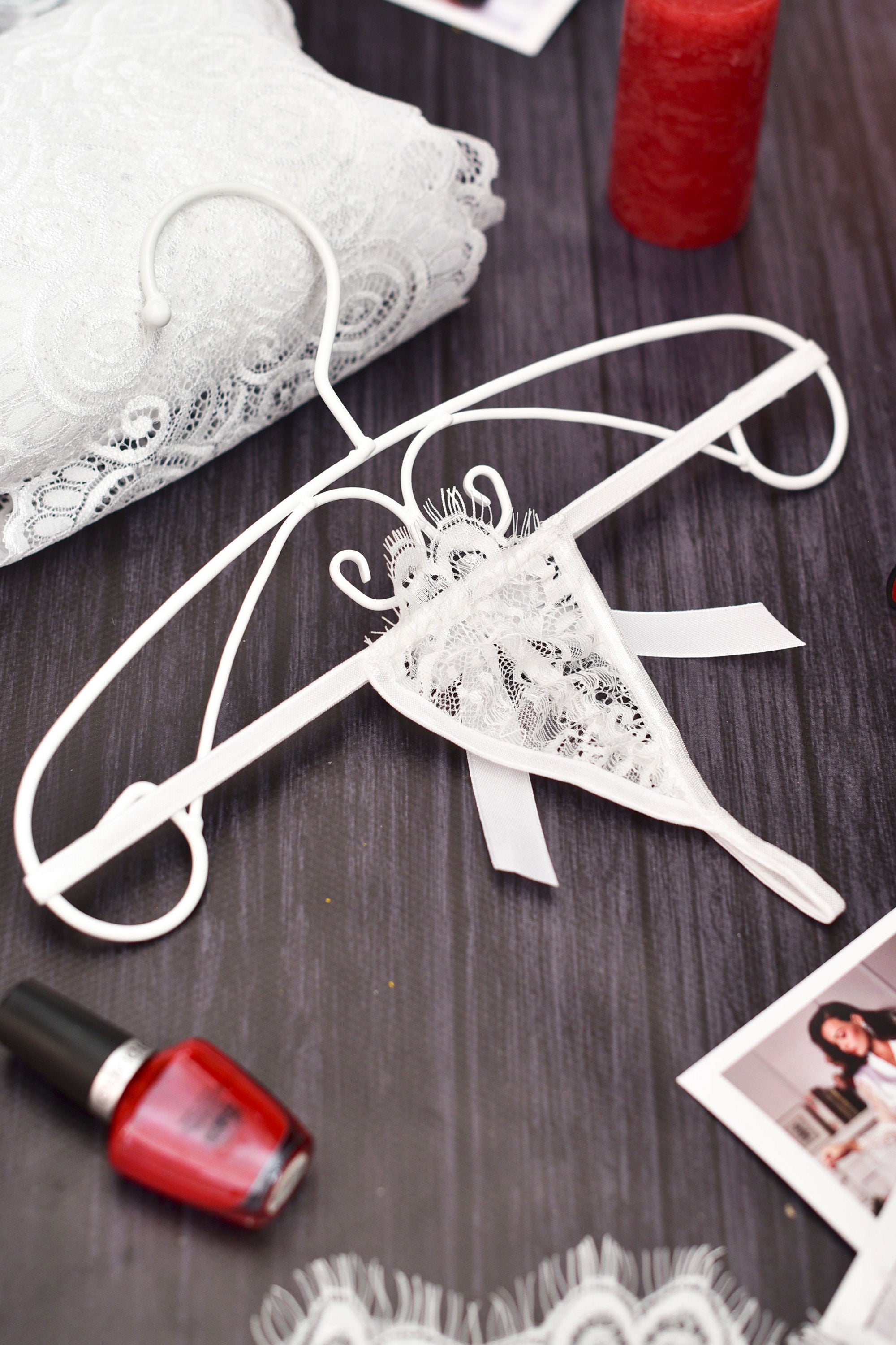 Erotic Set: Blindfold and Thong
