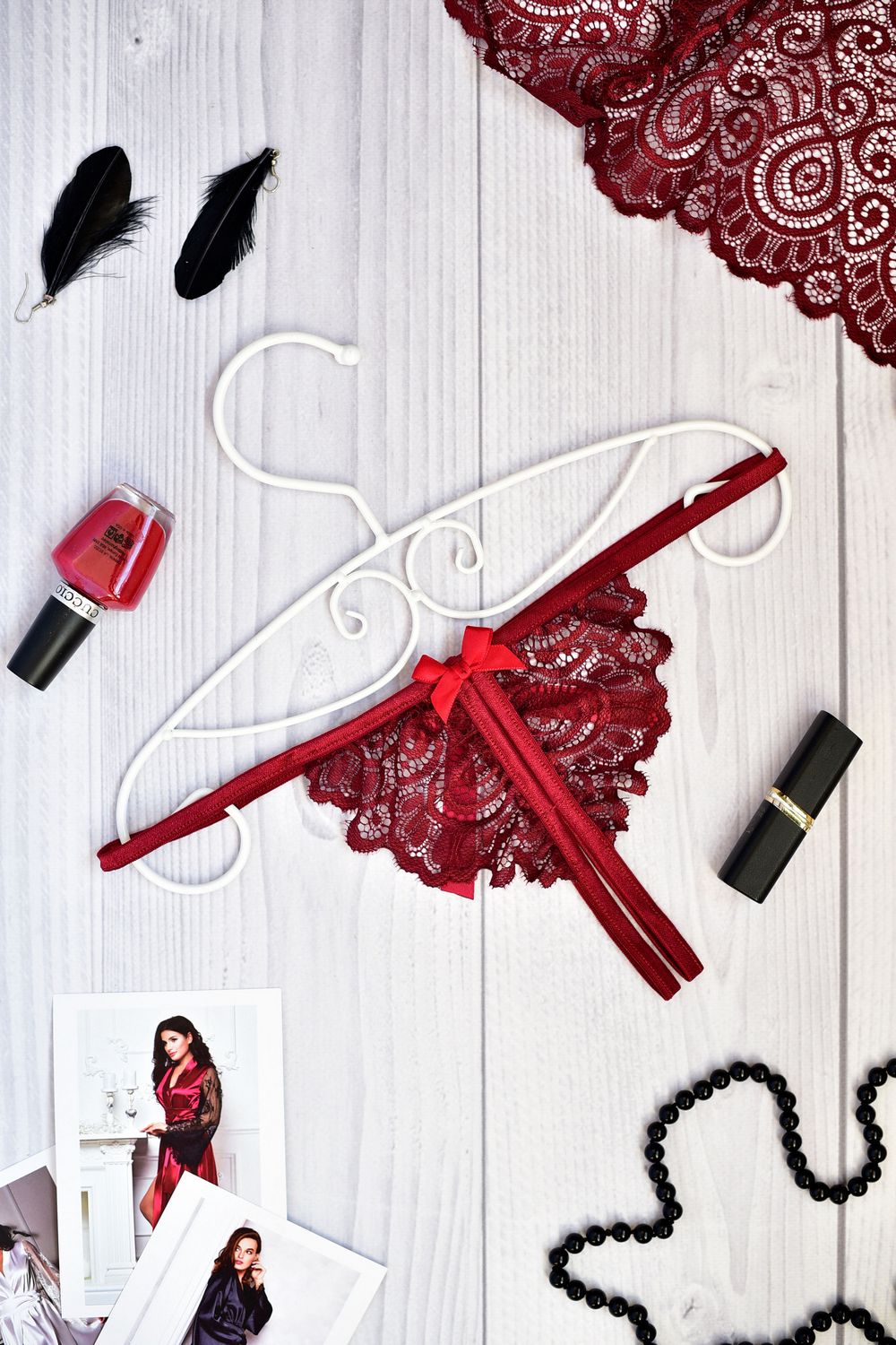 Open Crotch String Panty