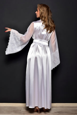 Chiffon Sleeve Robe - Back View