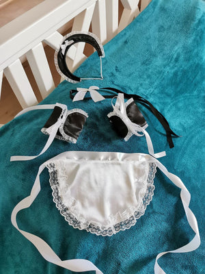 Satin French Maid Cosplay Costume: Spice Up Your Romantic Nights