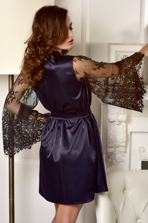 Sexy mini robe for bridal events