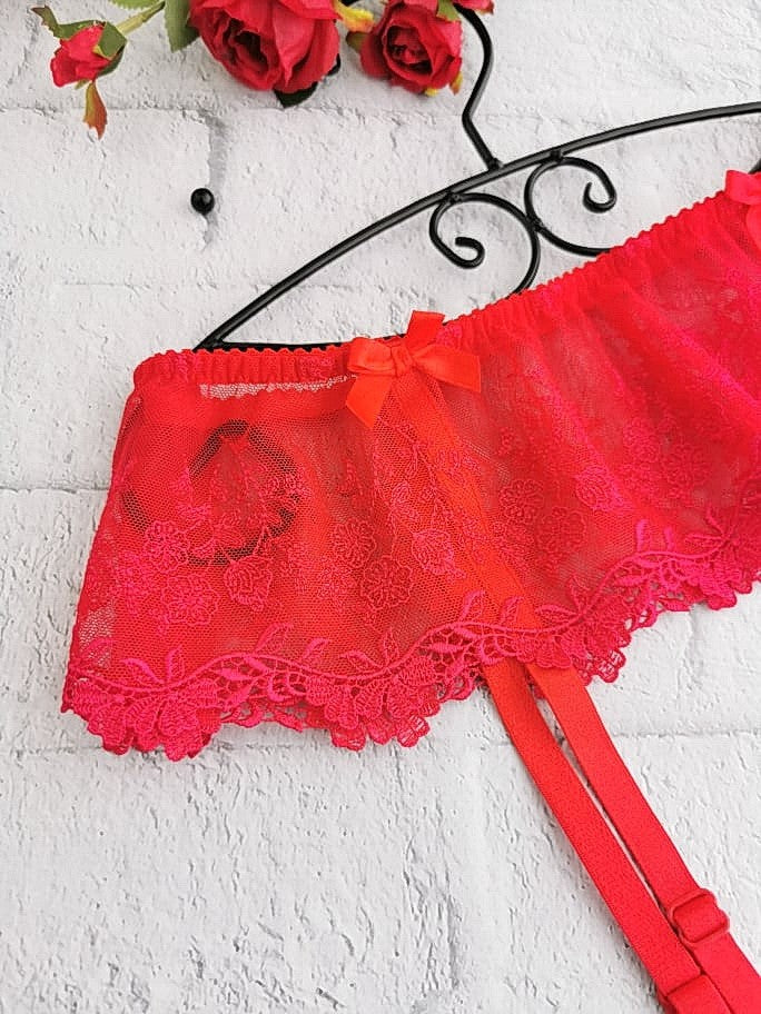 Floral Lace Garter Belt Marrysol Shop Floral Lace Garter Belt Marrysol Shop