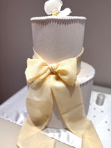 Chiffon Ribbon Wedding Cake Topper Bow