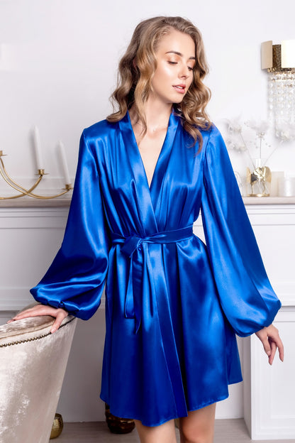 Romantic Evening Loungewear in Royal Blue