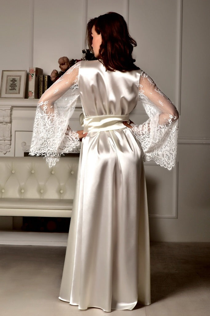 Plus Size Available - Celebrate Every Body with Long Bridal Robe
