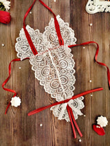 Erotic Lace Bodysuit Teddy Lingerie