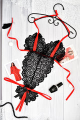 Erotic Lace Bodysuit Teddy Lingerie