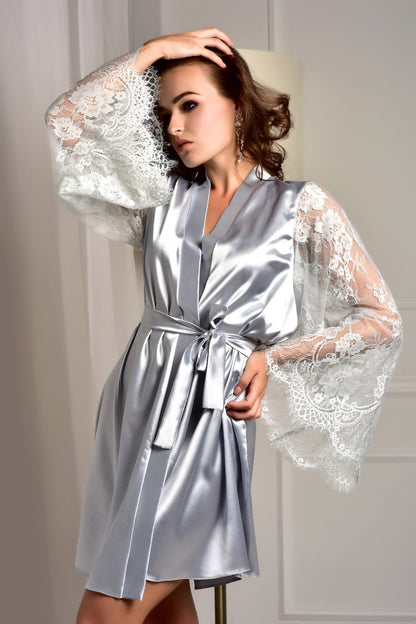 Bridal Gray Robe - Bridesmaid's Choice