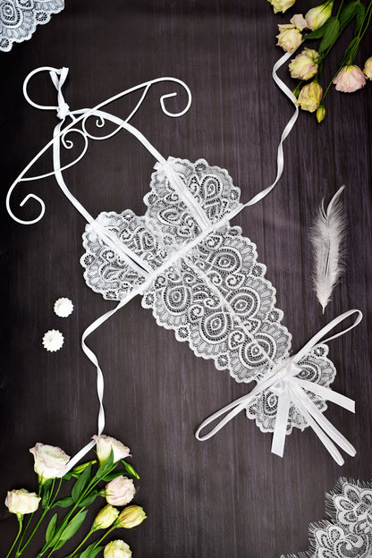 Lace Design of Bridal Lingerie
