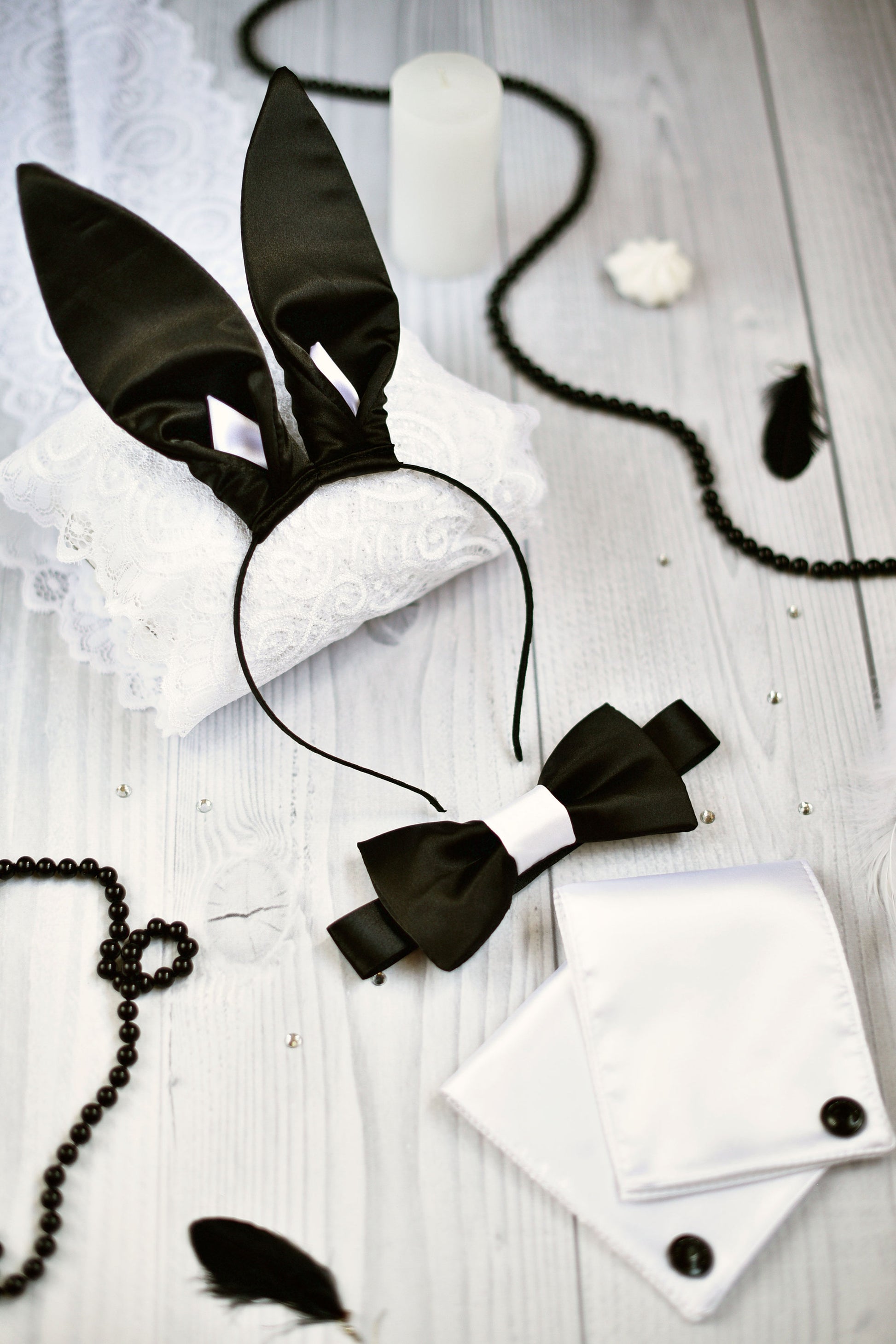 Romance with the Sexy Bunny Lingerie Set