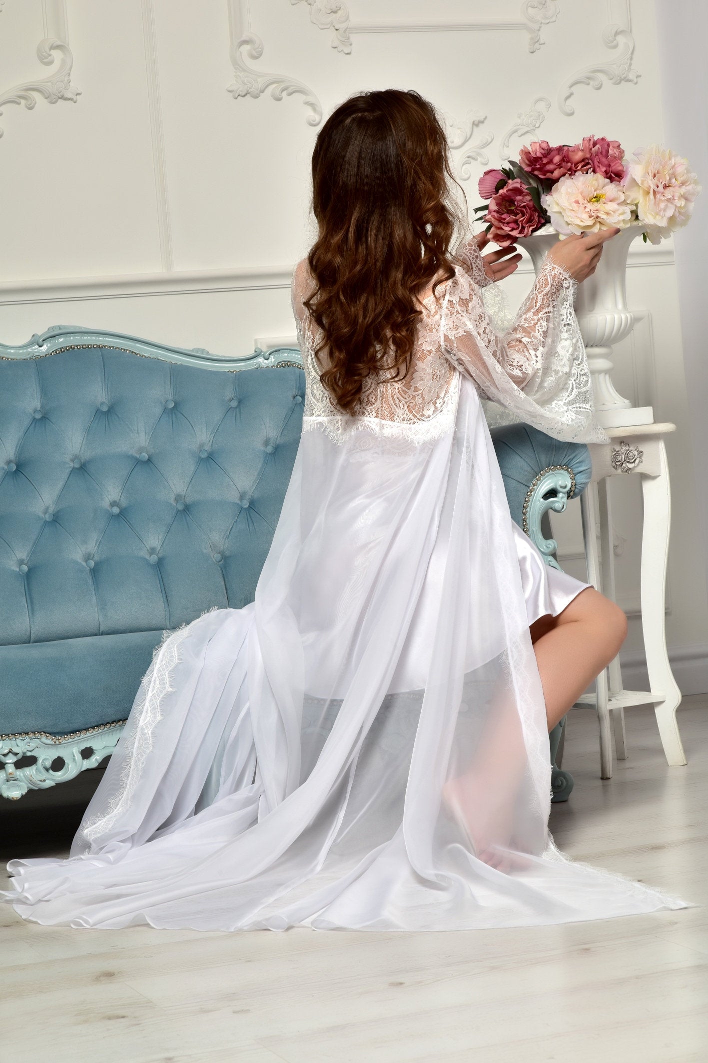 White Negligee Set | Bridal Nightwear Marrysol Shop White Negligee Set | Bridal Nightwear Marrysol Shop
